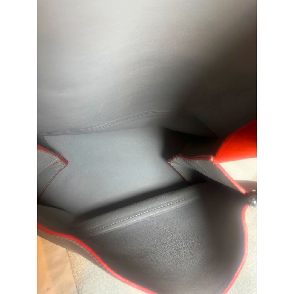 Celine Suede & Leather Shoulder Bag Brown Large Hobo Gold Hardware - Picture 11 of 14